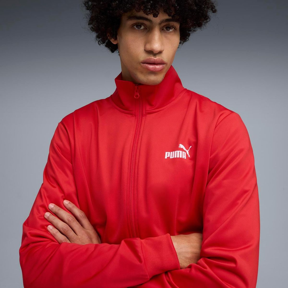 PUMA - Buzo deportivo Puma Hombre ESS Poly Suit