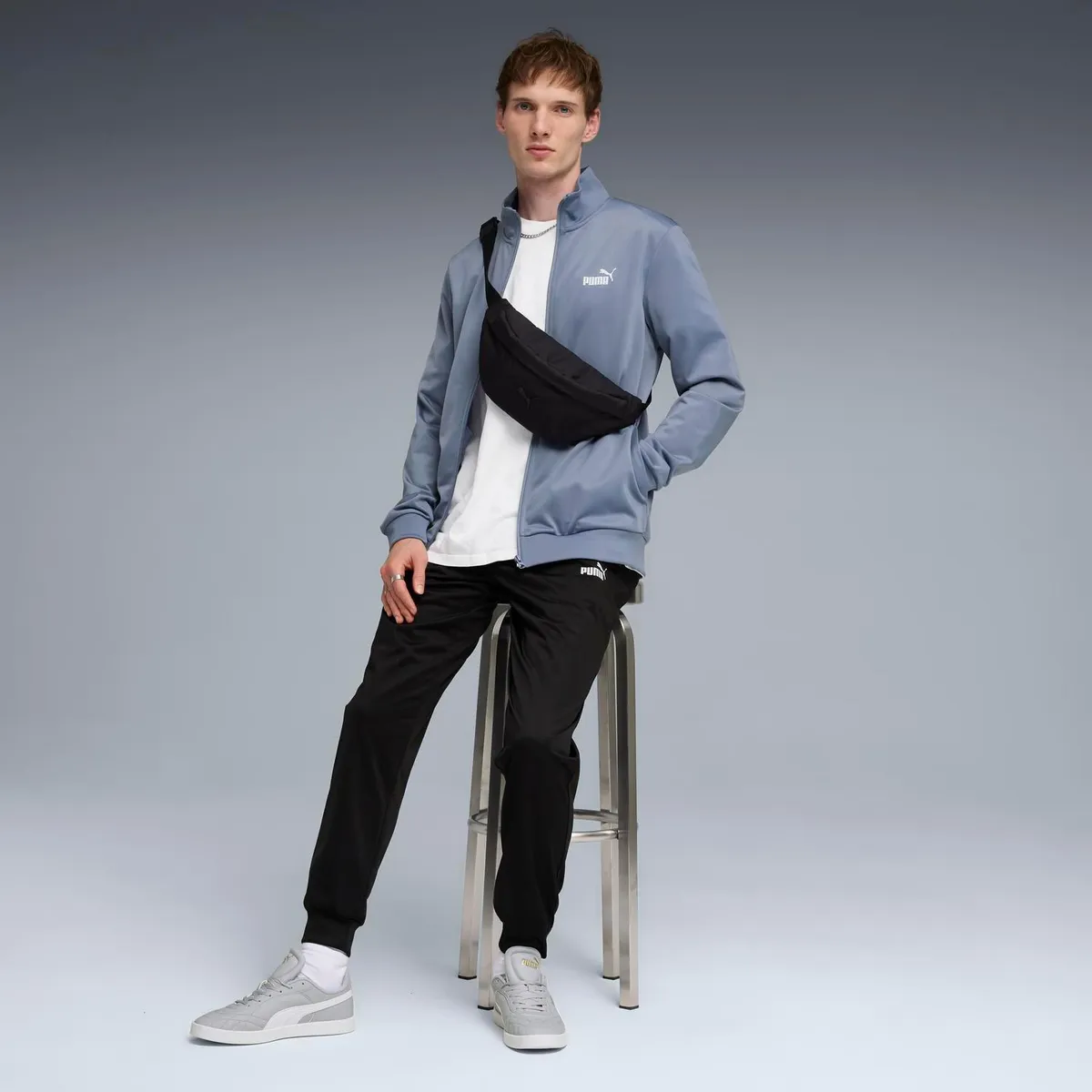 PUMA - Buzo deportivo Puma Hombre ESS Poly Suit