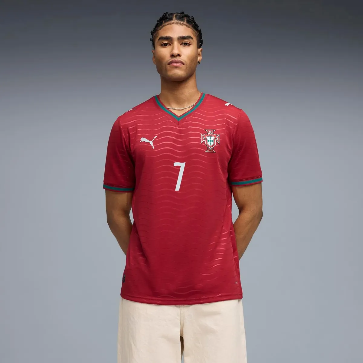 PUMA - Camiseta Local Portugal 2026 Manga Corta Cristiano Ronaldo CR7 Puma
