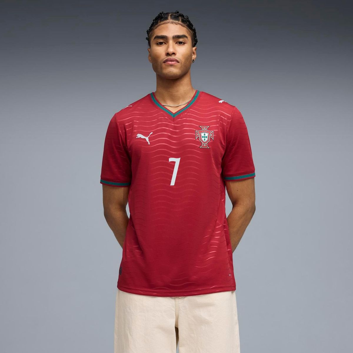 PUMA - Camiseta Local Portugal 2026 Manga Corta Cristiano Ronaldo CR7 Puma