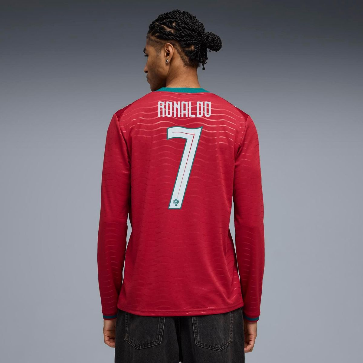 PUMA - Camiseta Local Portugal 2026 Manga Larga Cristiano Ronaldo CR7 Puma