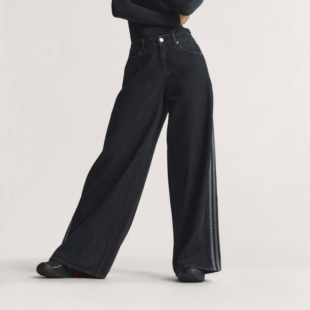 ADIDAS ORIGINALS - Jean Regular Fit Medio Mujer Adidas Originals