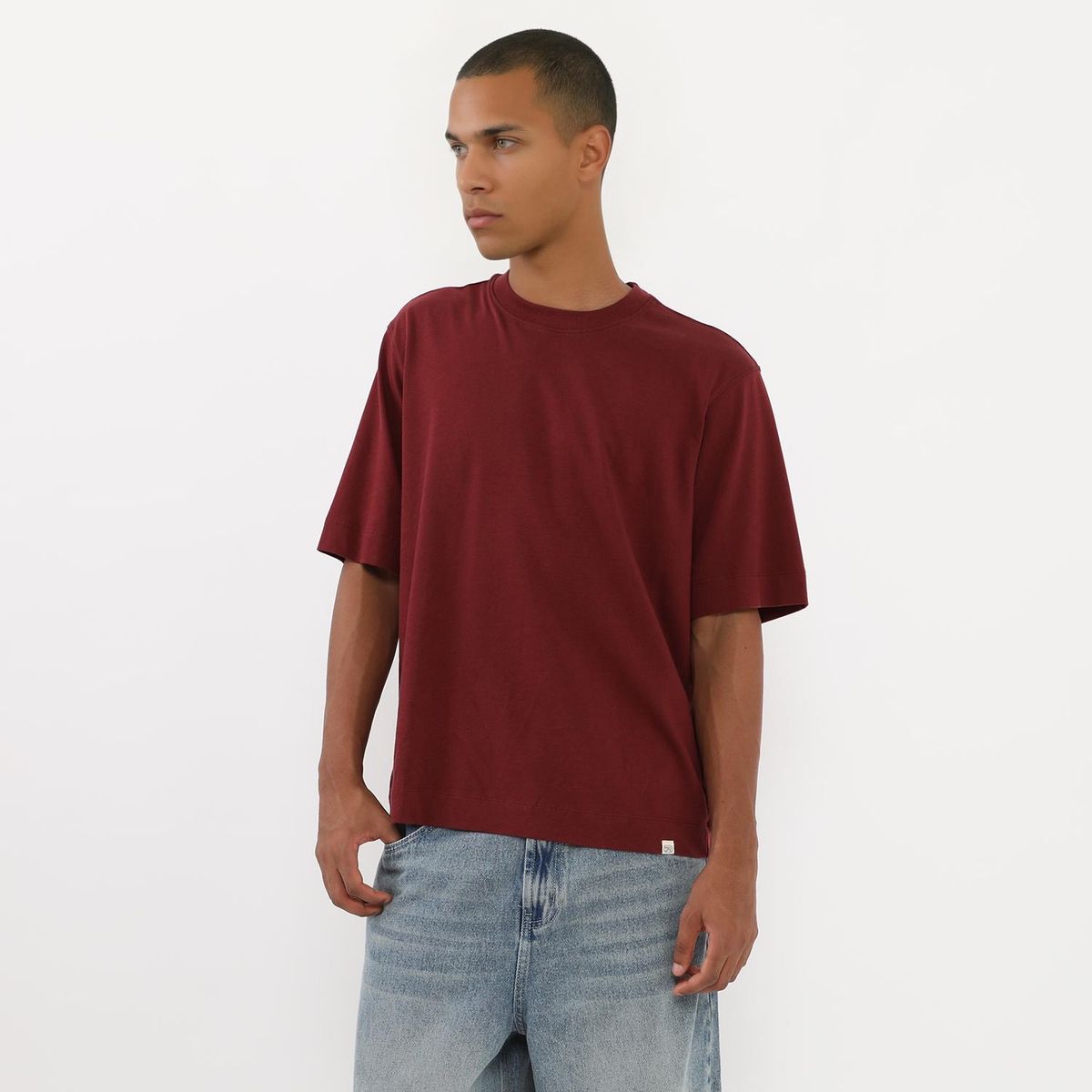 DENIMLAB - Polo Boxy Pesado Hombre Denimlab