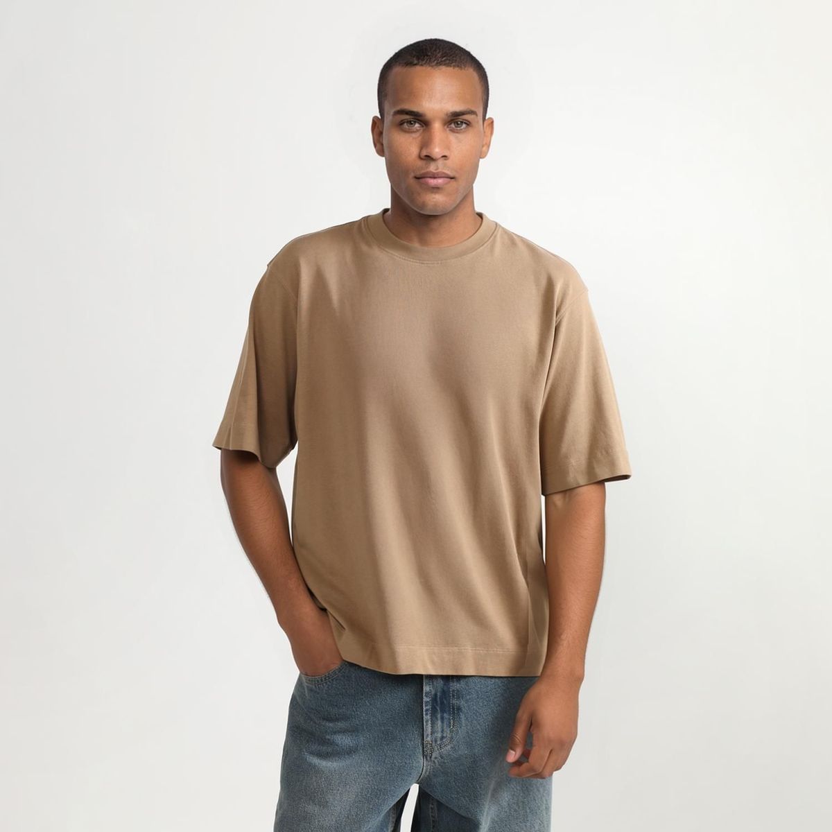DENIMLAB - Polo Boxy Pesado Hombre Denimlab