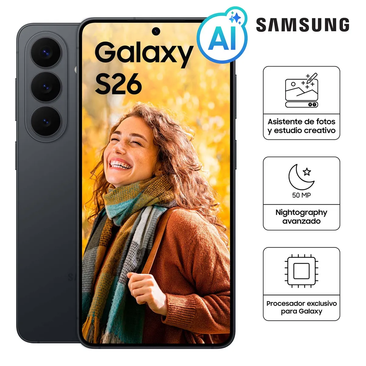 SAMSUNG - Celular Samsung Galaxy S26 512GB