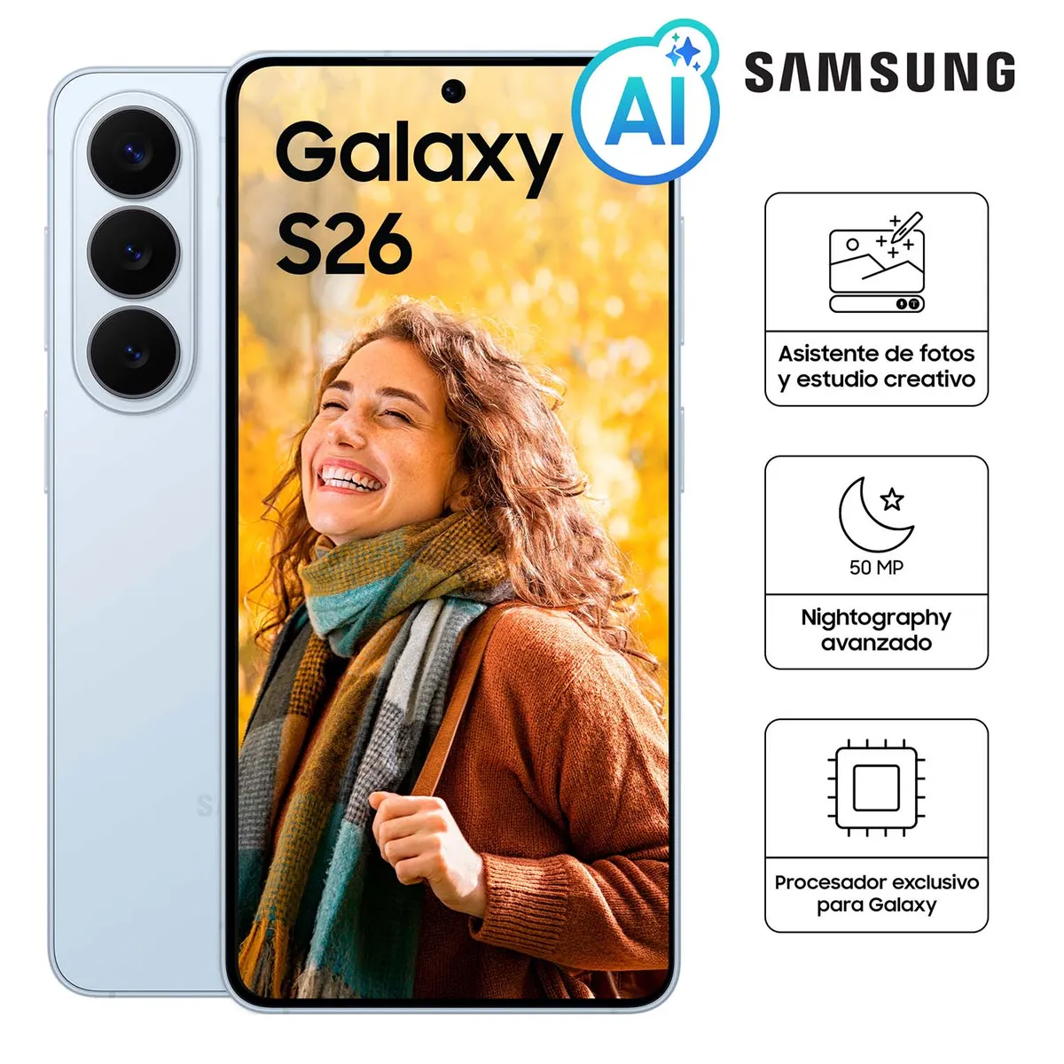 SAMSUNG - Celular Samsung Galaxy S26 512GB