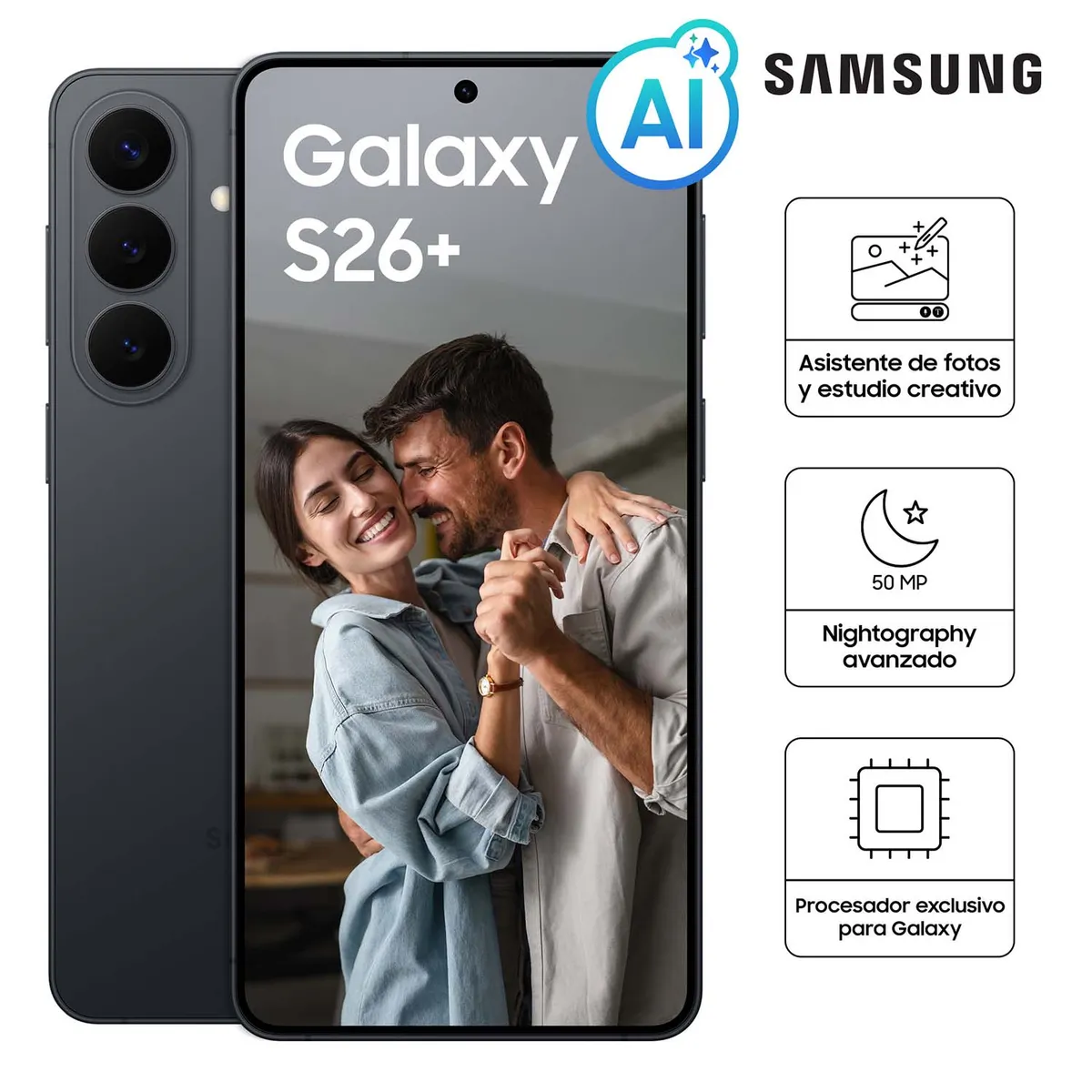 SAMSUNG - Celular Samsung Galaxy S26+ 512GB