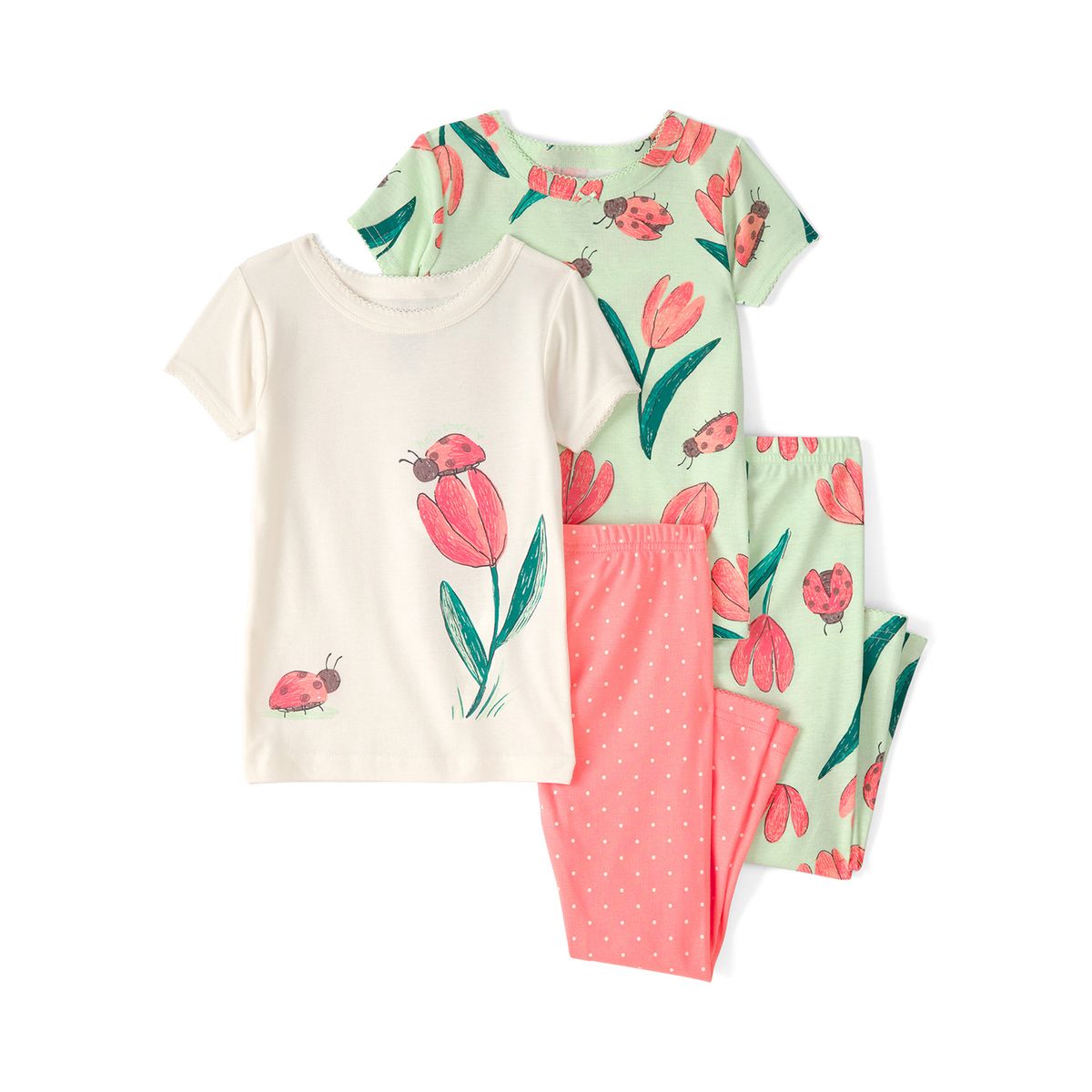 CARTER'S - Pijama 4 Piezas Niña Carters