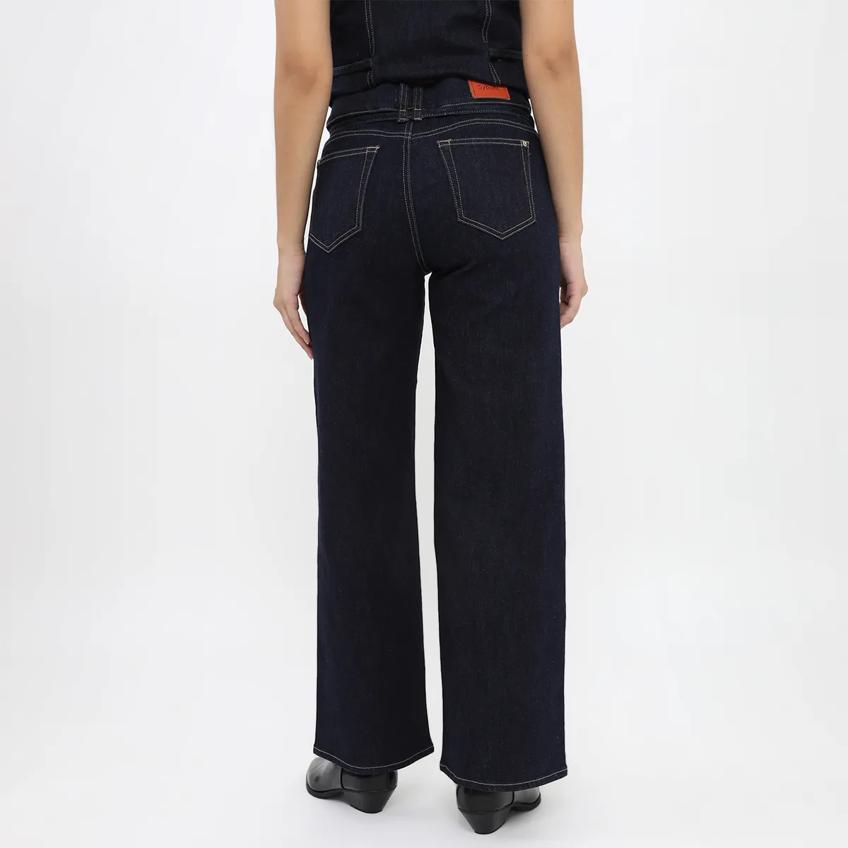 SYBILLA - Jean Straight Tiro Alto Mujer Sybilla