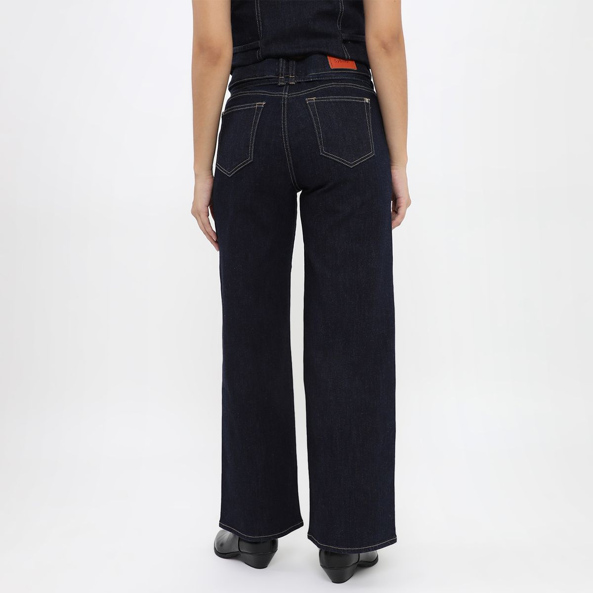 SYBILLA - Jean Straight Tiro Alto Mujer Sybilla