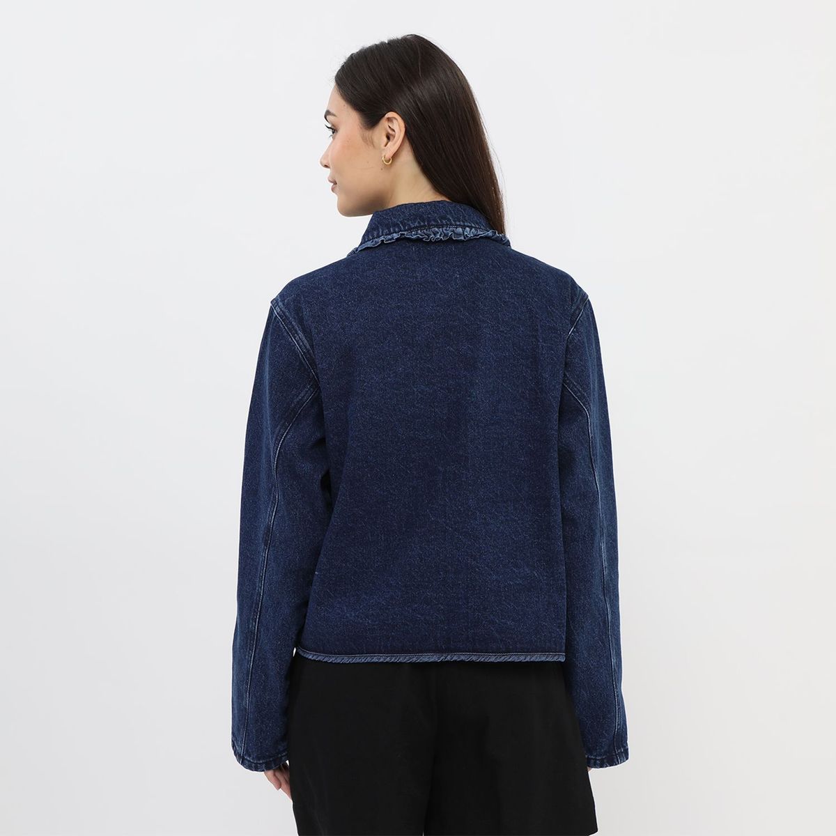 SYBILLA - Casaca Denim Mujer Sybilla