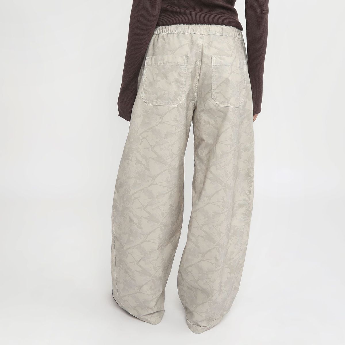 SYBILLA - Pantalón Baggy Tiro Medio Mujer Sybilla