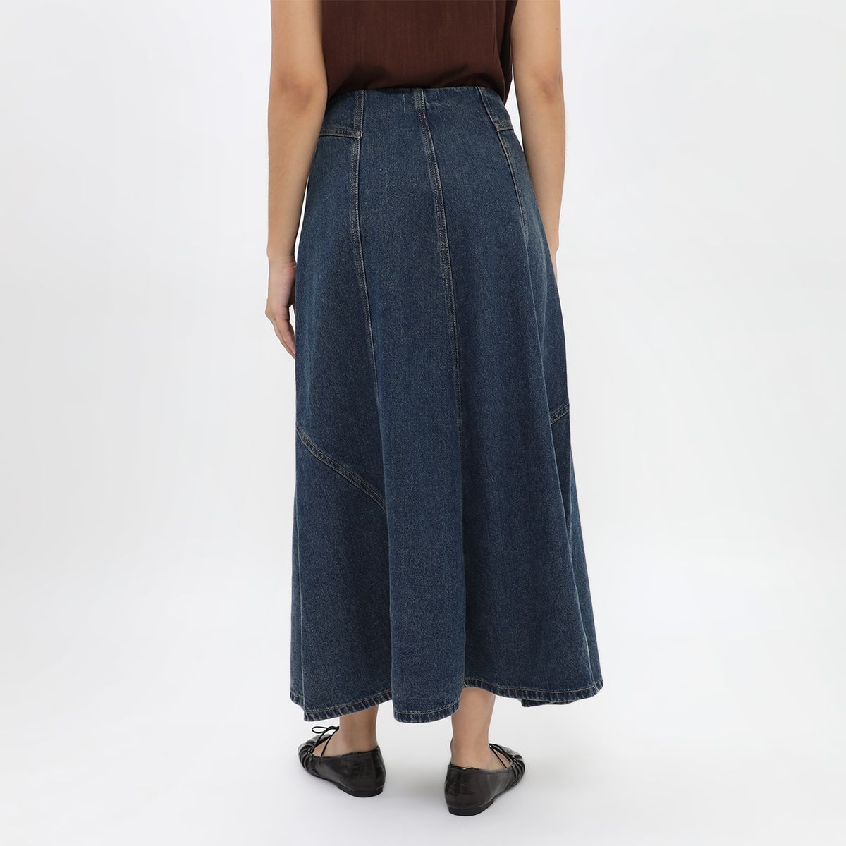 SYBILLA - Falda Denim Larga Mujer Sybilla