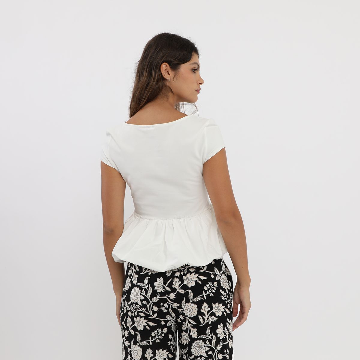 ELLE - Polo Peplum Pto Plano