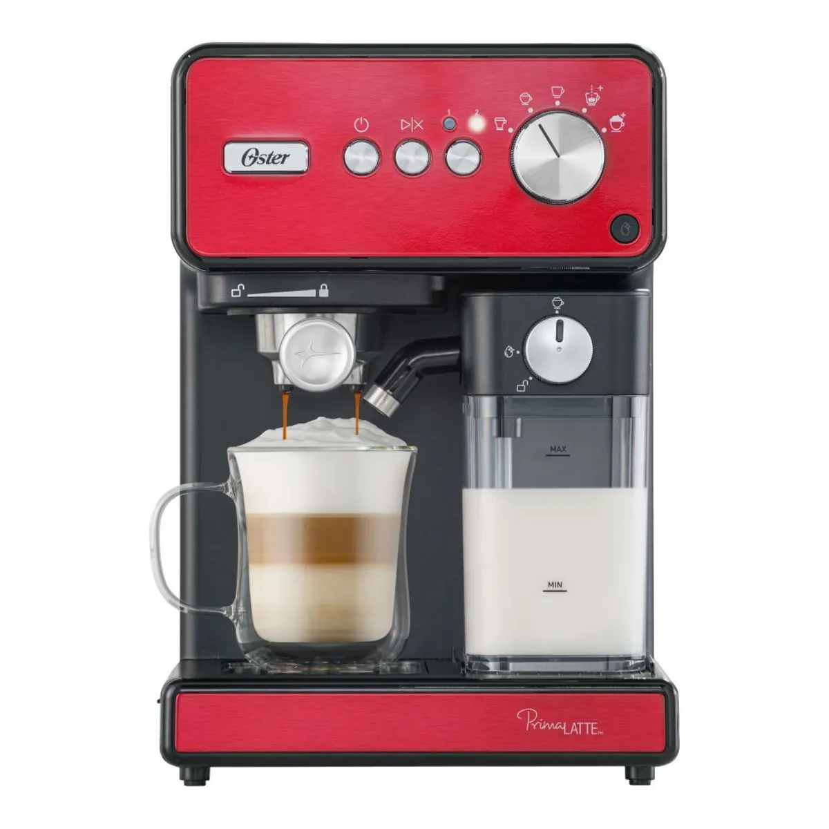 OSTER - Cafetera Oster PrimaLatte Rojo