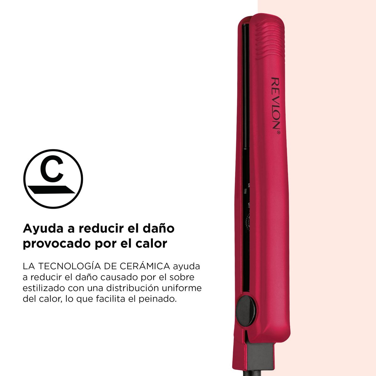 Revlon - Plancha Alisadora de Cabello Revlon de Cerámica Edición Limitada de 1"