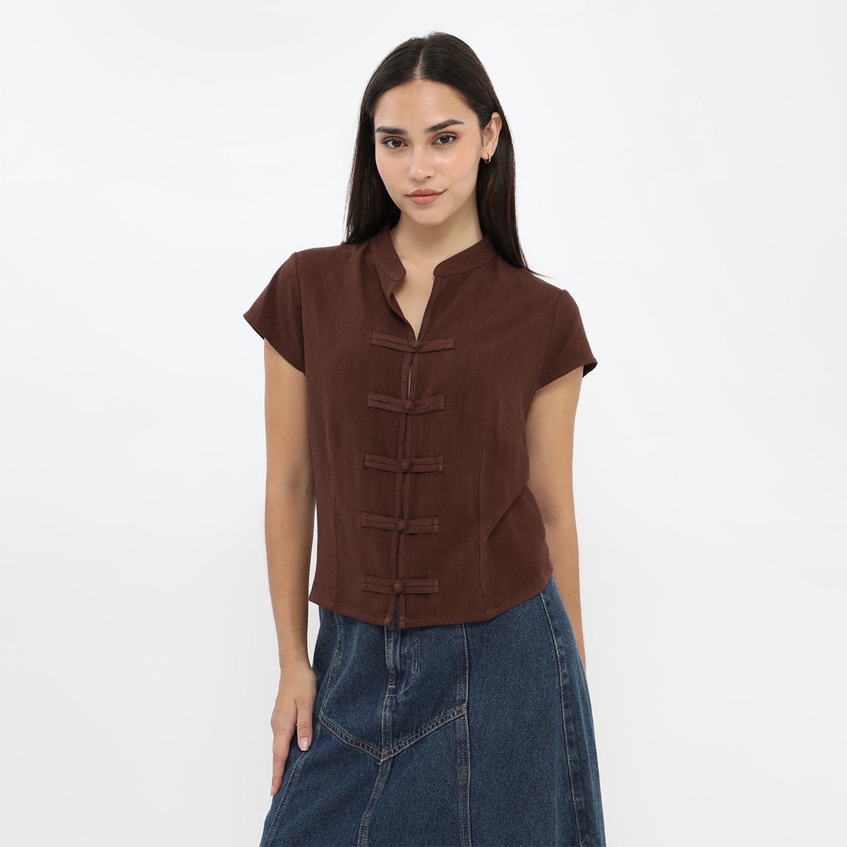 SYBILLA - Blusa Sin Mangas Mujer Sybilla