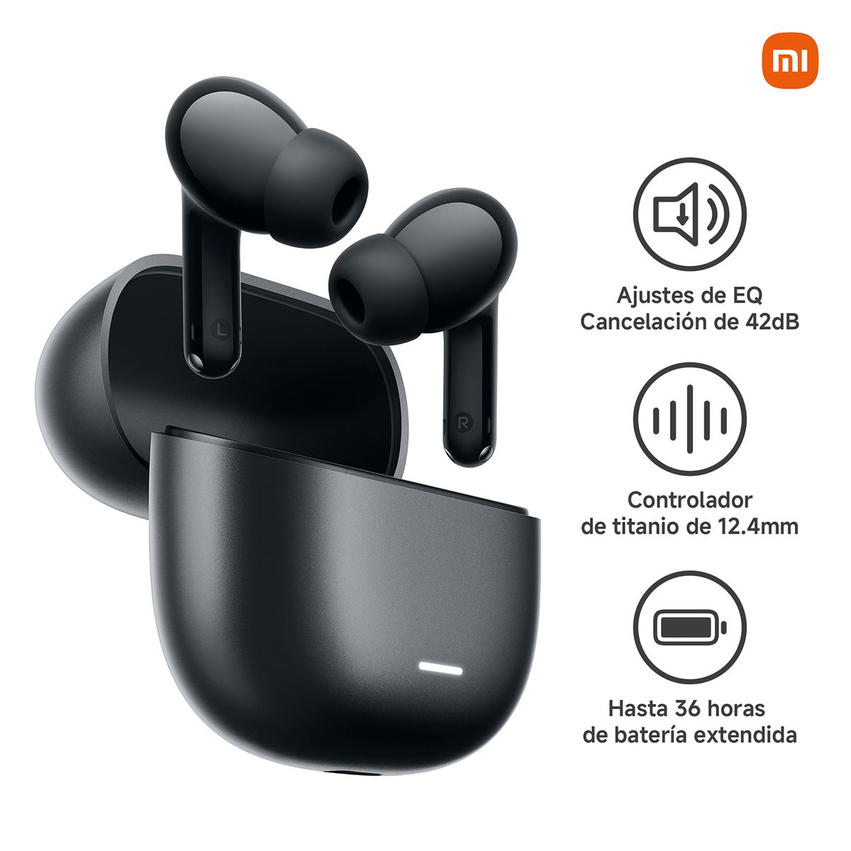 XIAOMI - Audifonos Bluetooth Xiaomi Redmi Buds 8 Lite Black