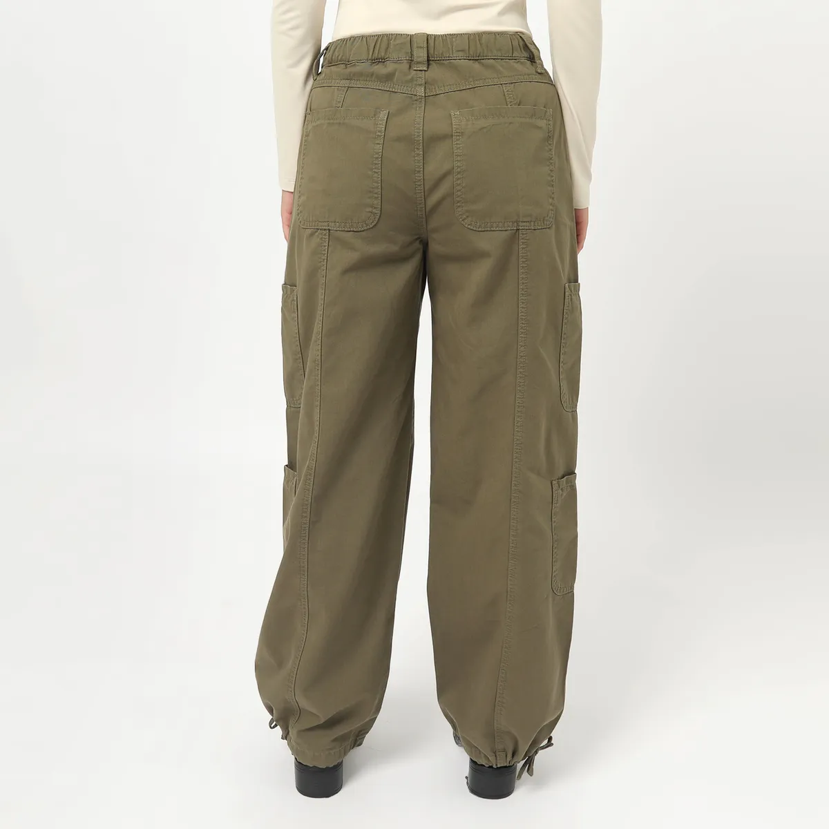 DENIMLAB - Pantalón Baggy Tiro Alto Mujer Denimlab