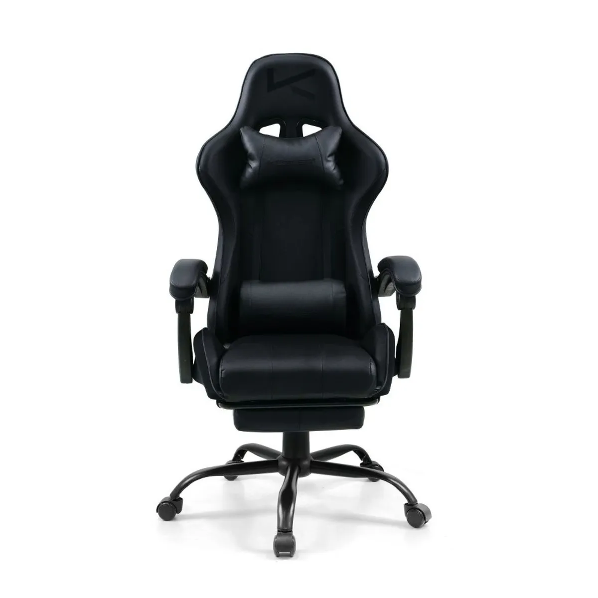 KUZLER - Silla Gamer con Reposapies y Base Metalica