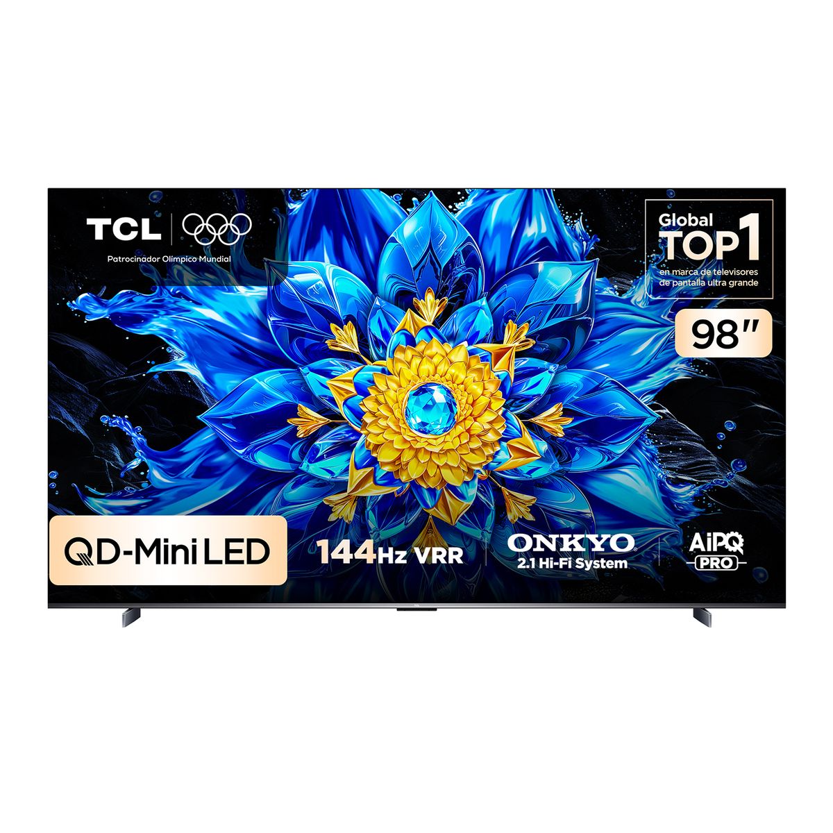 TCL - Televisor Tcl 98" Qd Miniled 4k 98P8L Google TV