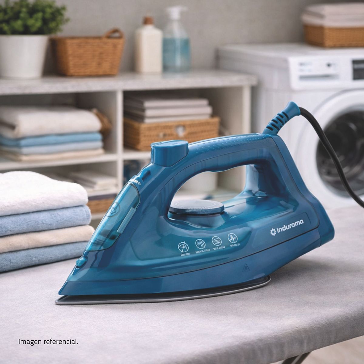 INDURAMA - PLANCHA 2200W NEGRO PVI18N