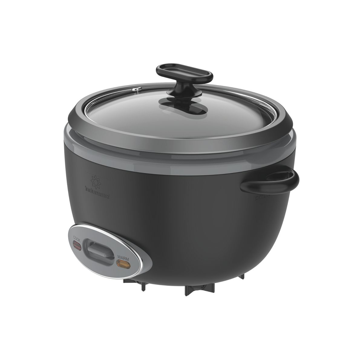 INDURAMA - Olla arrocera negra 1.8 LT OAI18N