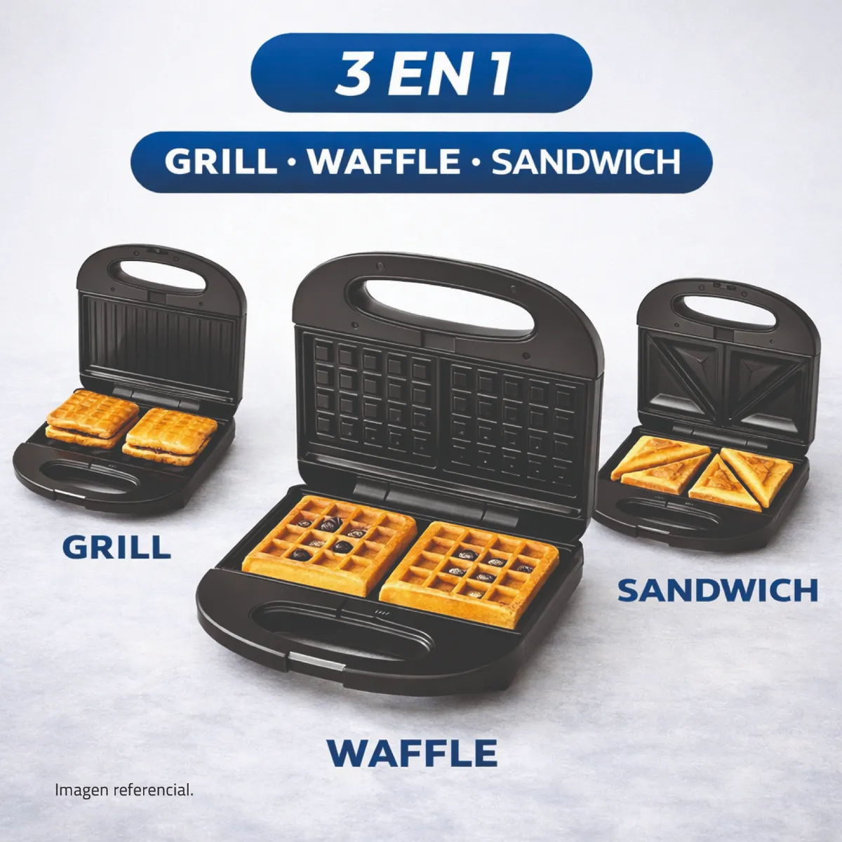 INDURAMA - SANDWIC/WAFLER/GRIL SI700RI