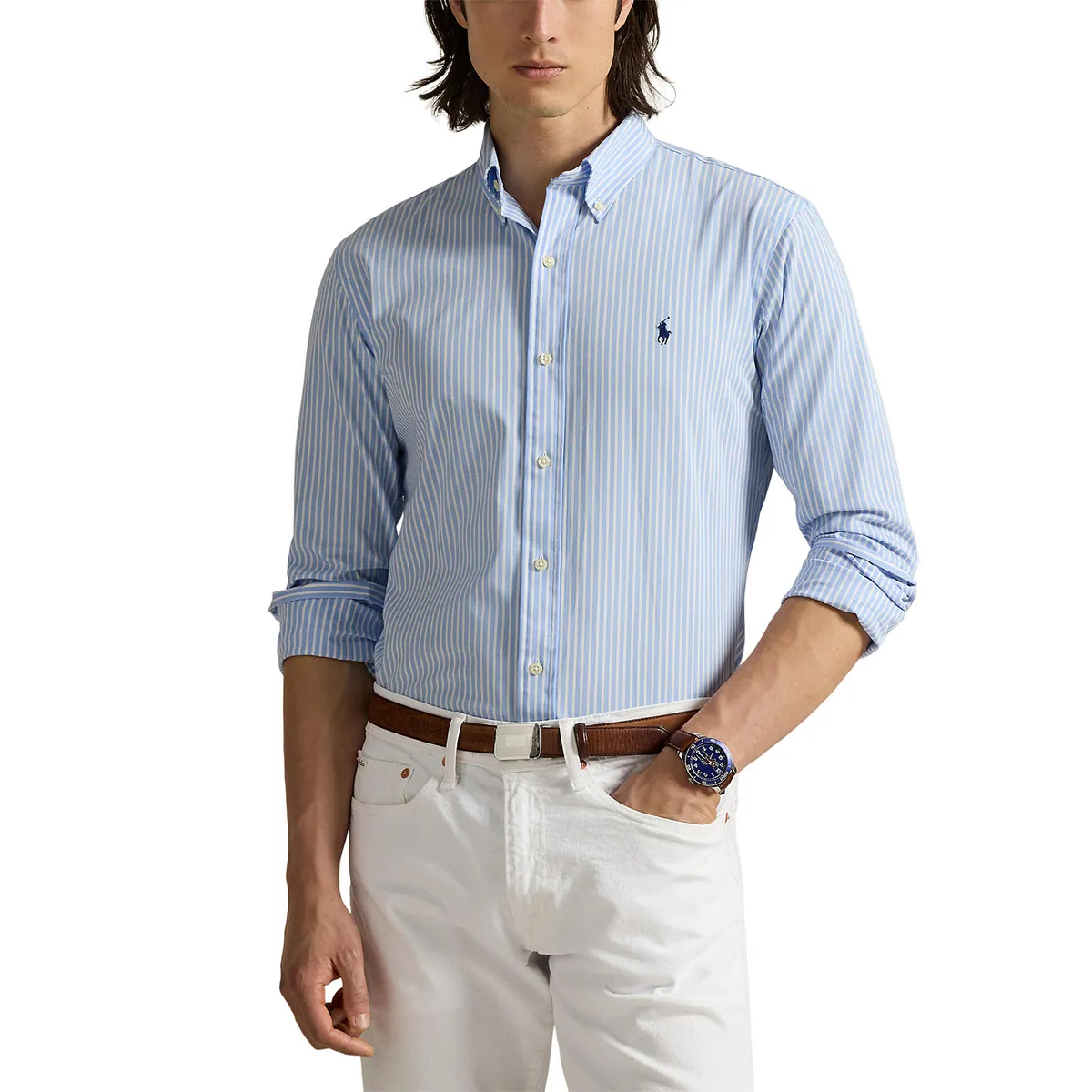 POLO RALPH LAUREN - Camisa manga larga Regular fit Hombre Polo Ralph Lauren