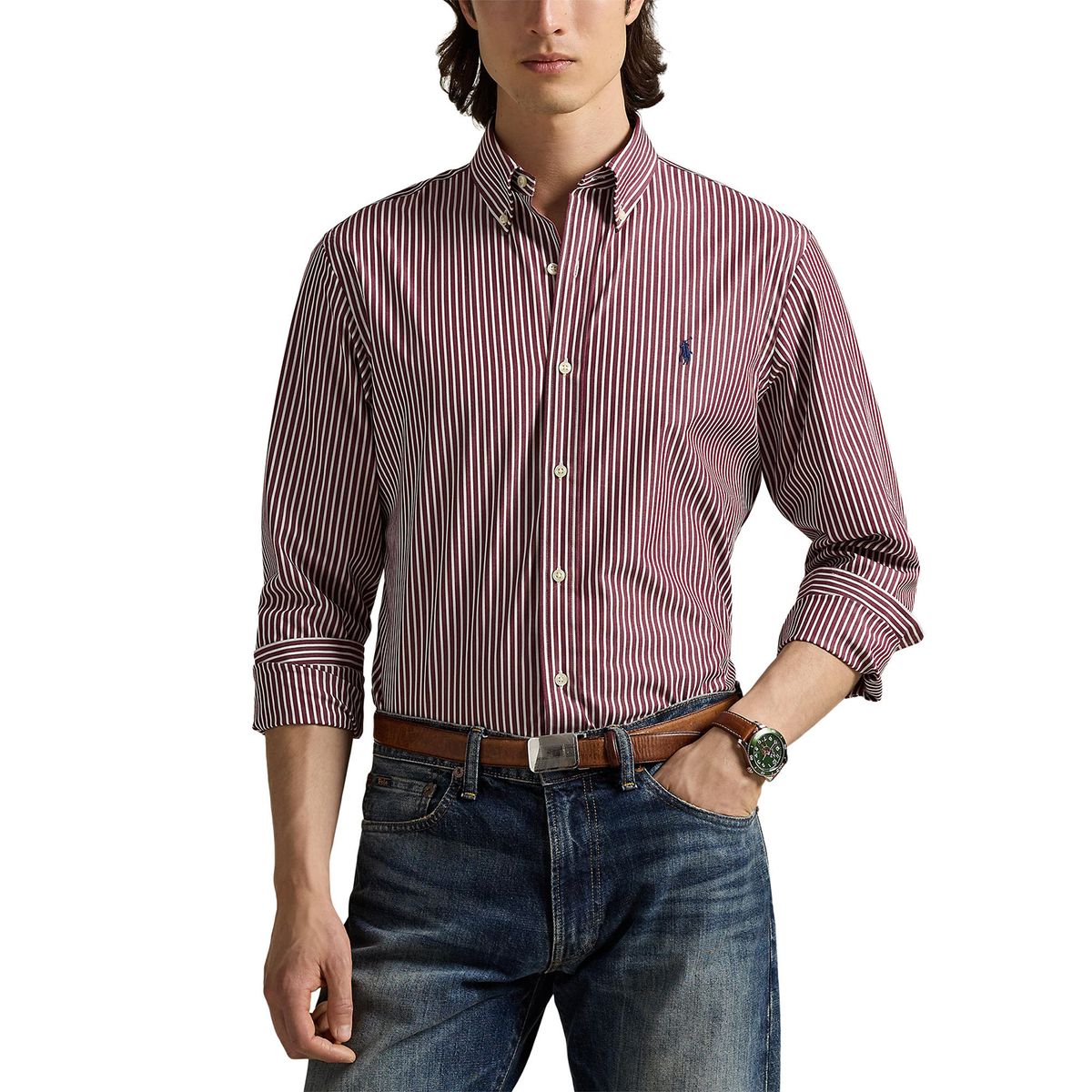 POLO RALPH LAUREN - Camisa manga larga Regular fit Hombre Polo Ralph Lauren