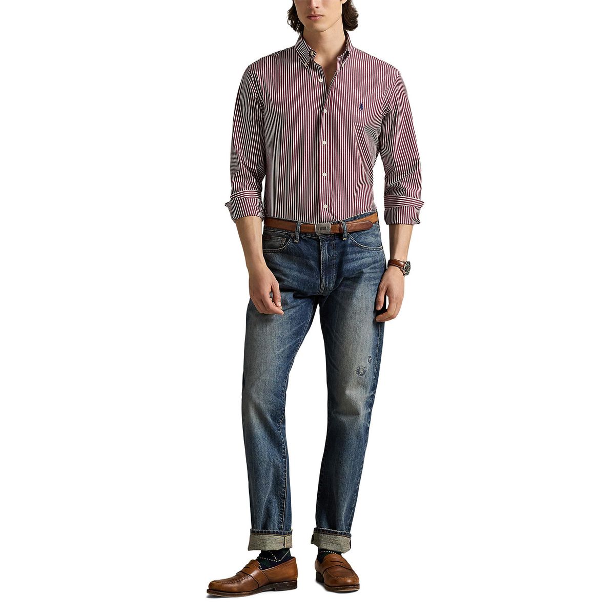 POLO RALPH LAUREN - Camisa manga larga Regular fit Hombre Polo Ralph Lauren