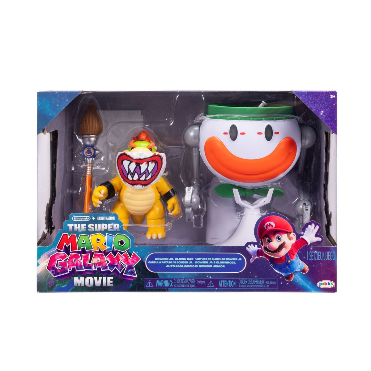 Nintendo - Super Mario Galaxy Pelicula Set Clowncar Mas Figura 13 cm Nintendo