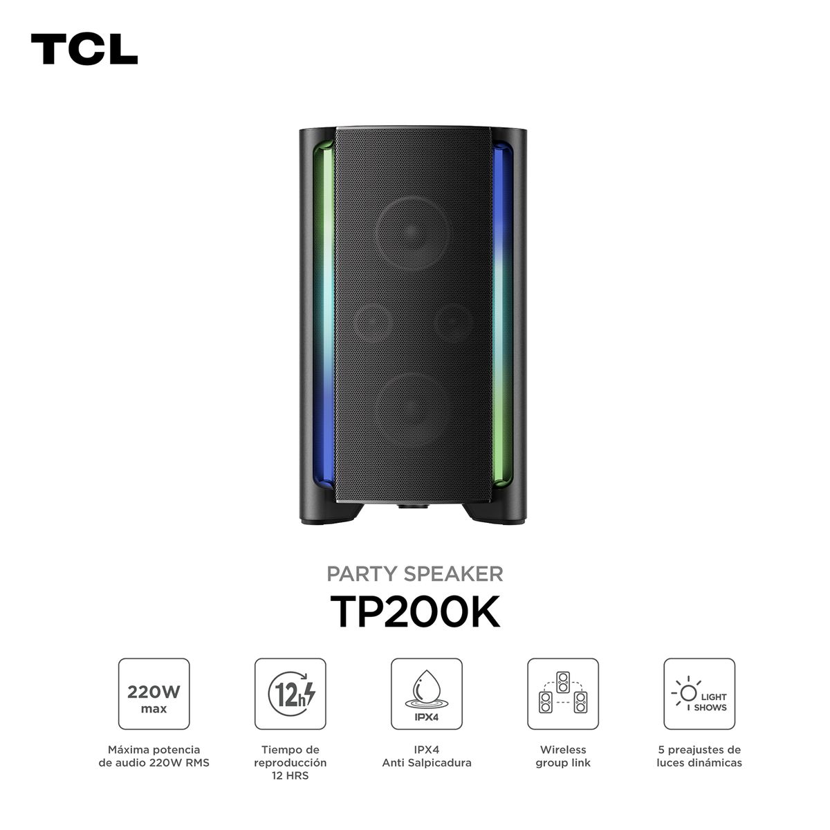 TCL - TCL TP200K Party Speaker