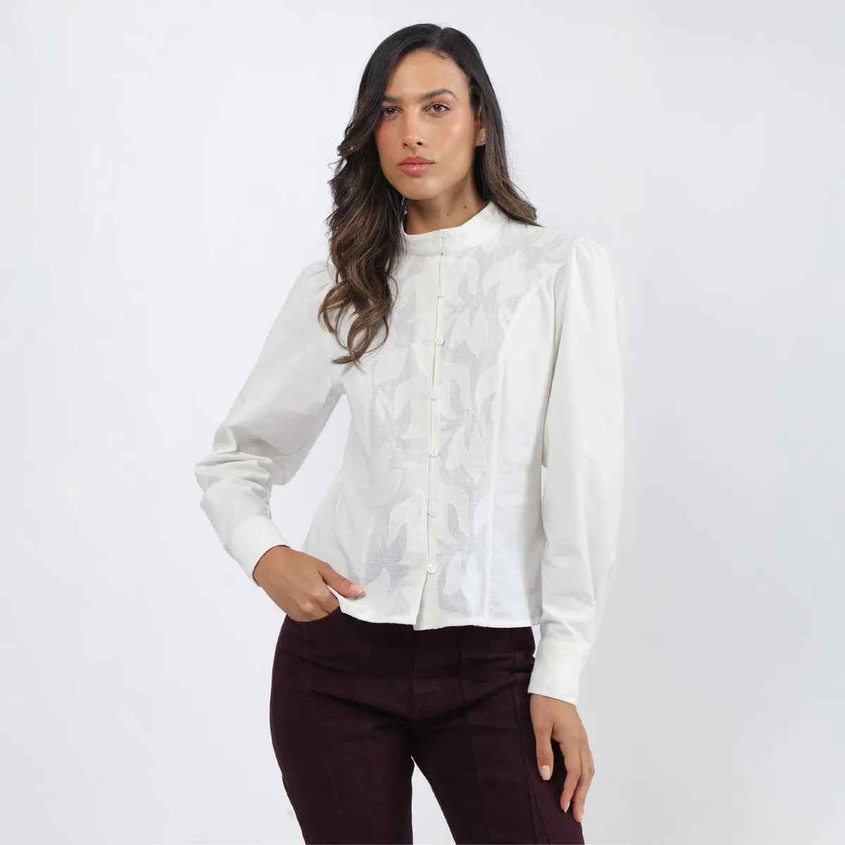 BASEMENT - Blusa Manga Larga Mujer Basement x Donna Cattiva