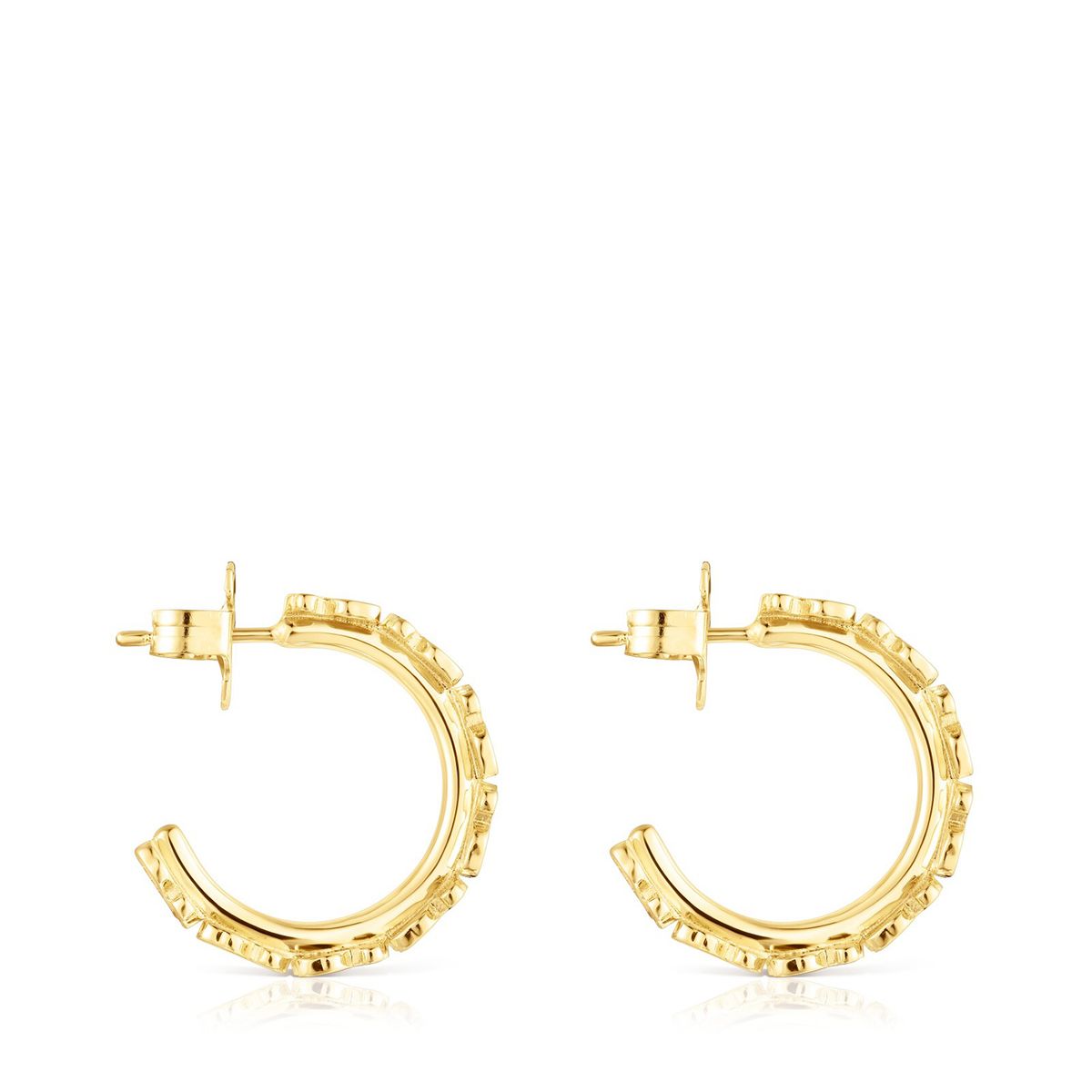 TOUS - Aretes De Plata Straight Osos 16Mm