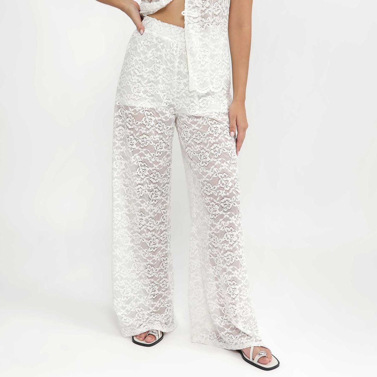 SYBILLA - Pantalón Wide Leg Mujer Sybilla