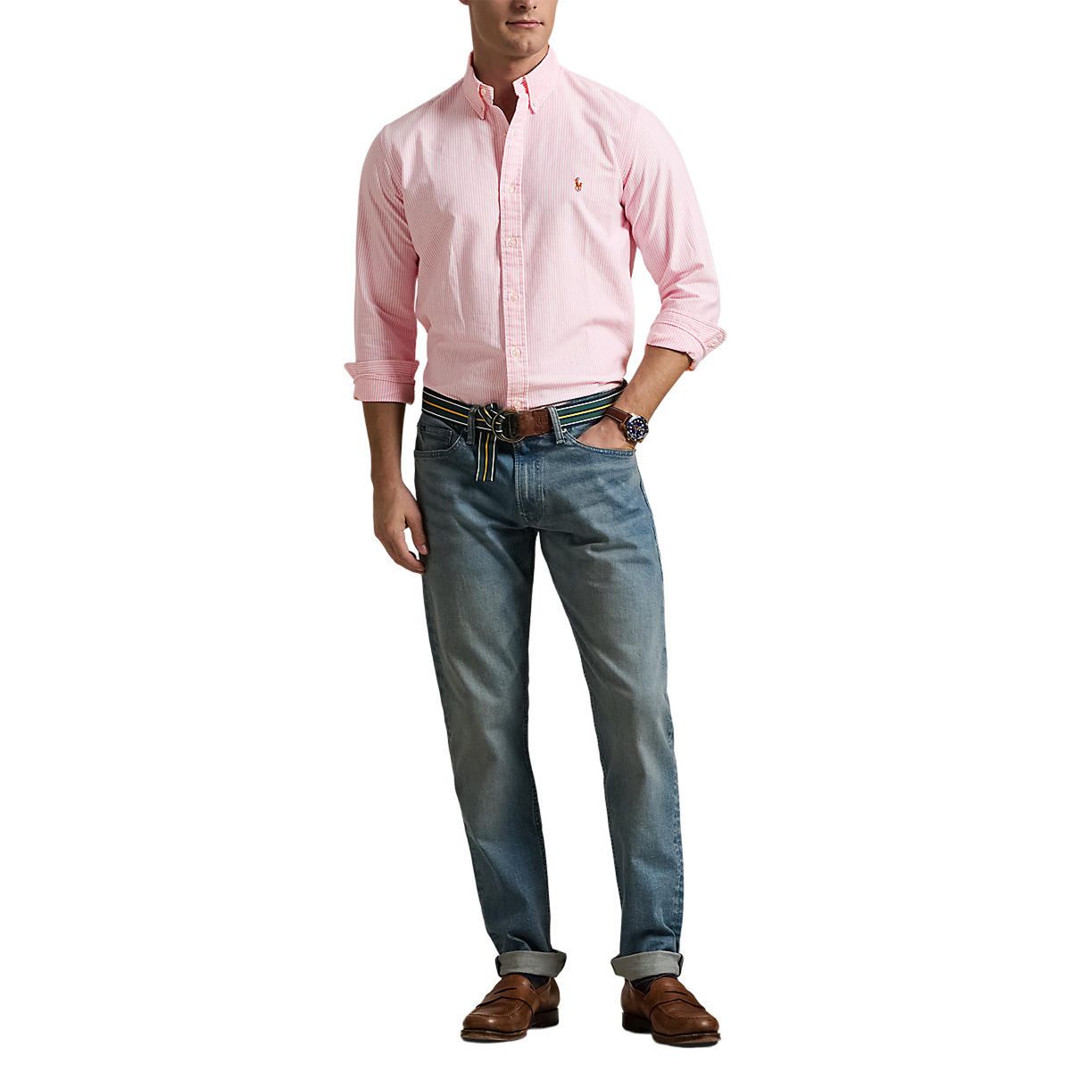 POLO RALPH LAUREN - Camisa manga larga Regular fit Hombre Polo Ralph Lauren