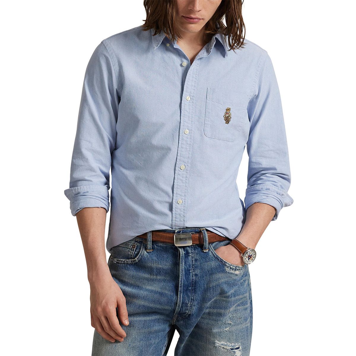 POLO RALPH LAUREN - Camisa manga larga Regular fit Hombre Polo Ralph Lauren