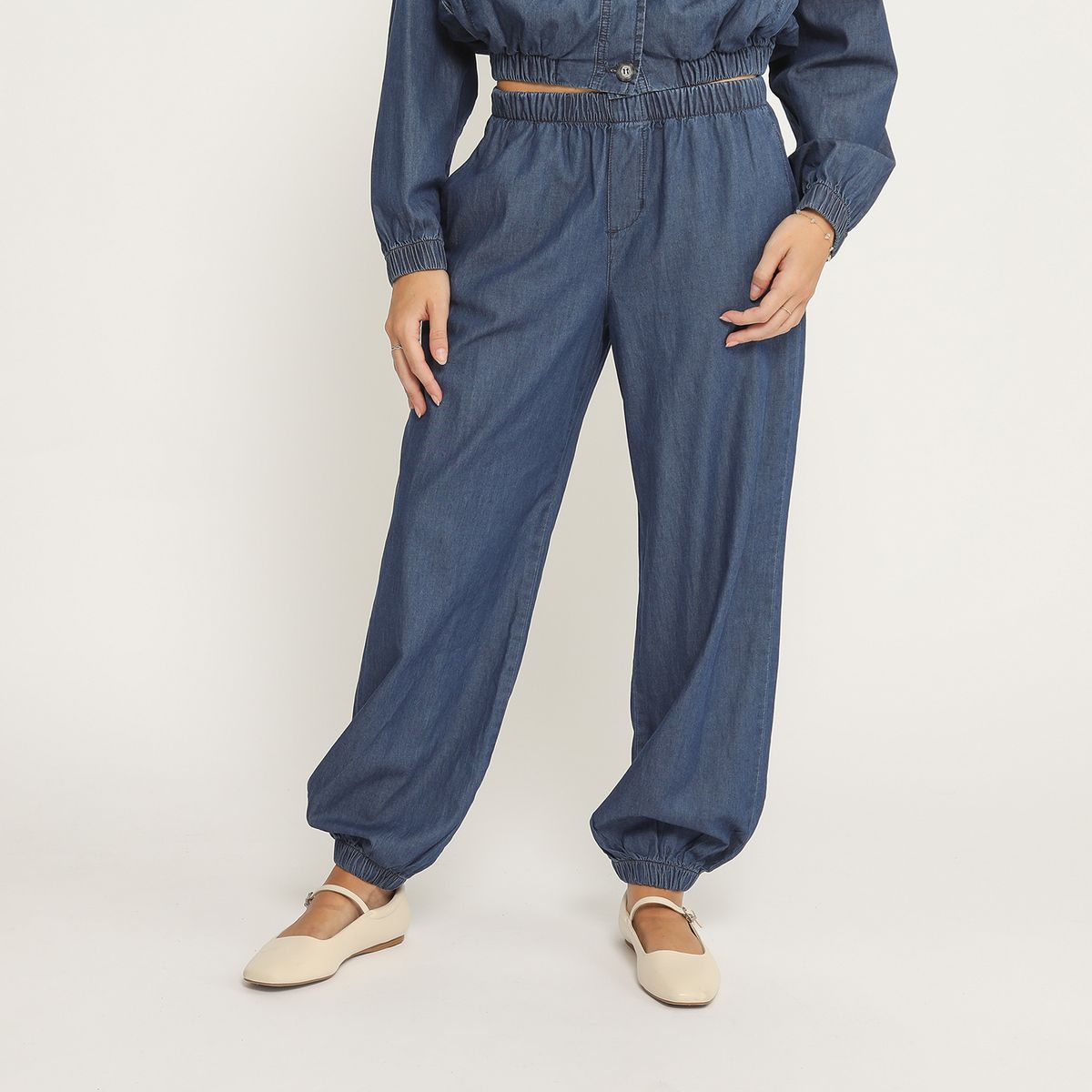 AMERICAN ABBEY - Pantalón Bombacho Mujer American Abbey