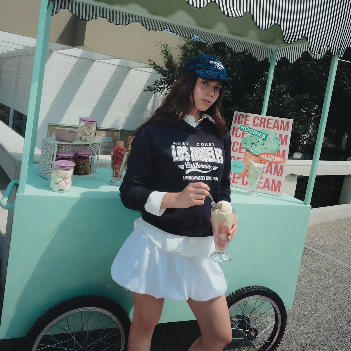 AMERICAN ABBEY - Poleron Mujer American Abbey