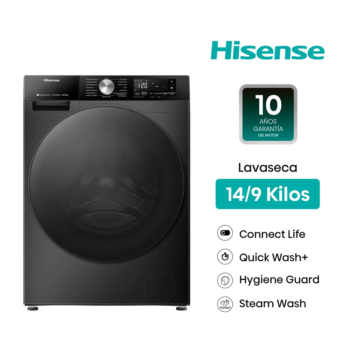HISENSE - LAVASECA 14/9KG WD3S1443BB HIS