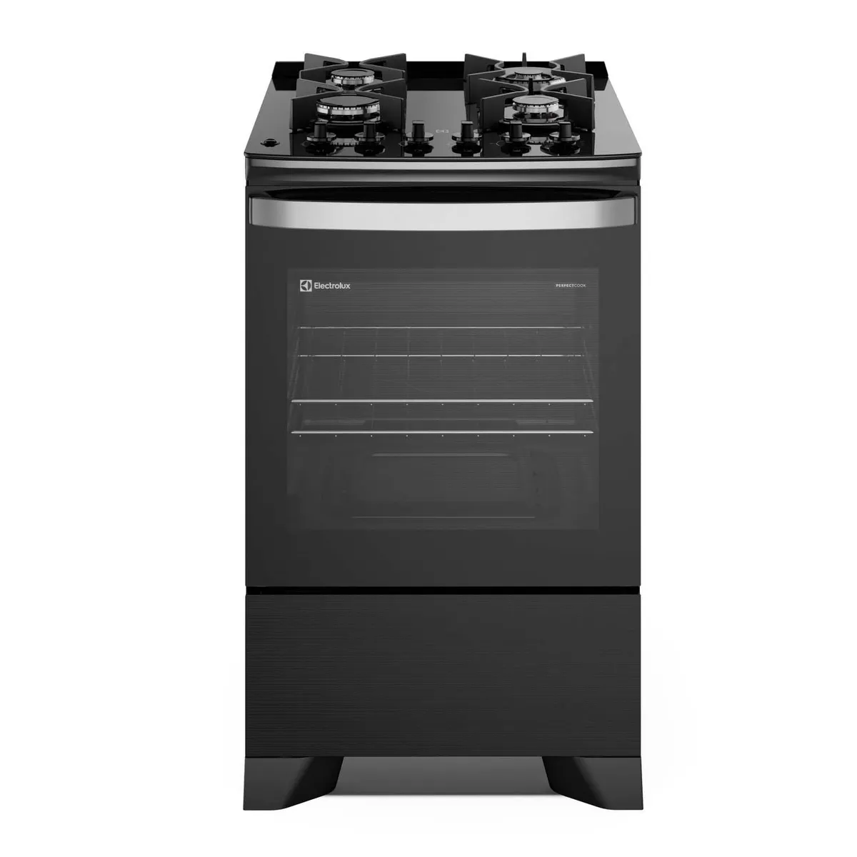 Electrolux - Cocina Gas 4 Hornillas VaporBake, Grill 56cm F4EPB