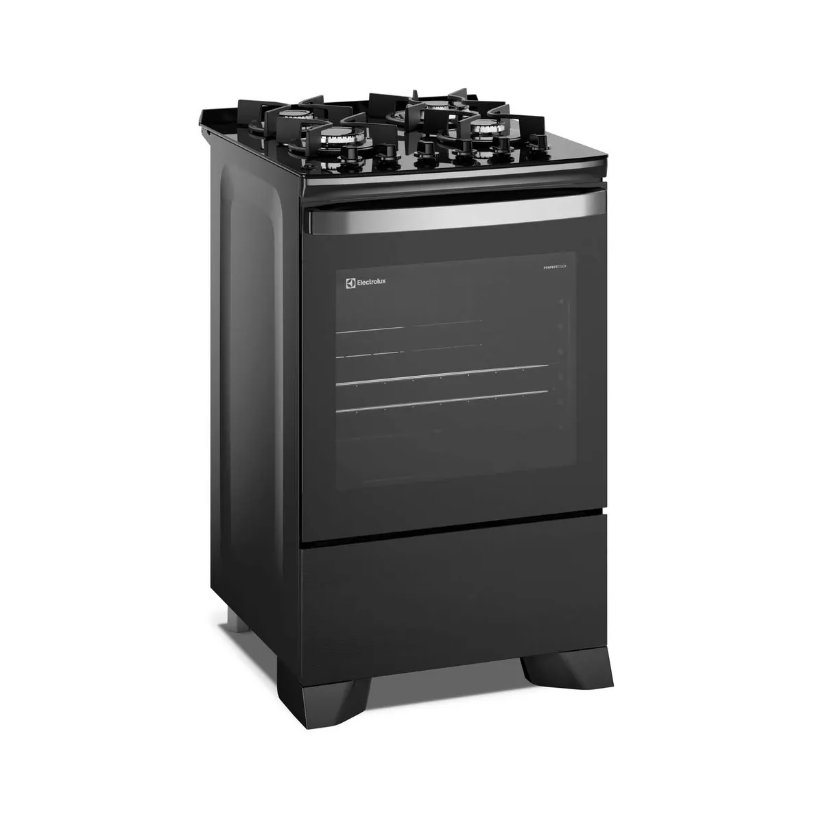 Electrolux - Cocina Gas 4 Hornillas VaporBake, Grill 56cm F4EPB