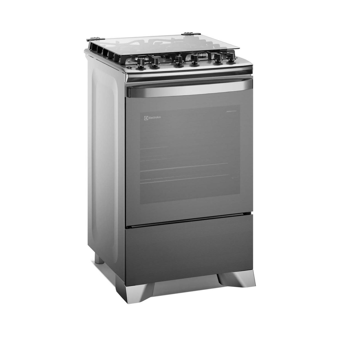 Electrolux - Cocina Gas 4 Hornillas  VaporBake,Triple llama, Grill 56cm F4ETG