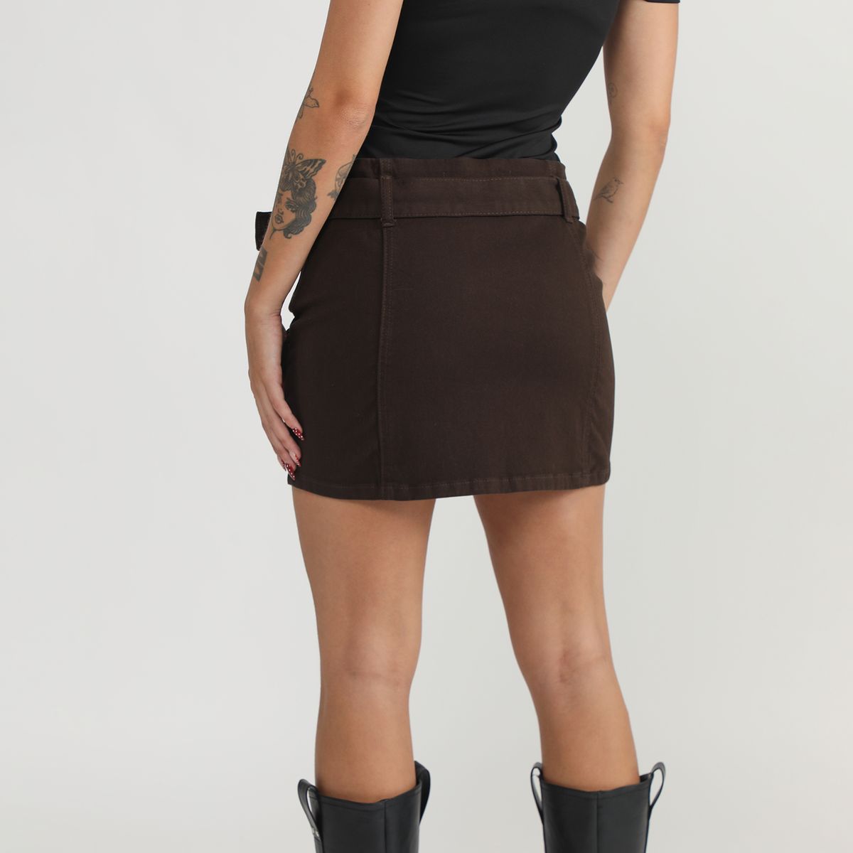 MOSSIMO - Falda Corta Mujer Mossimo