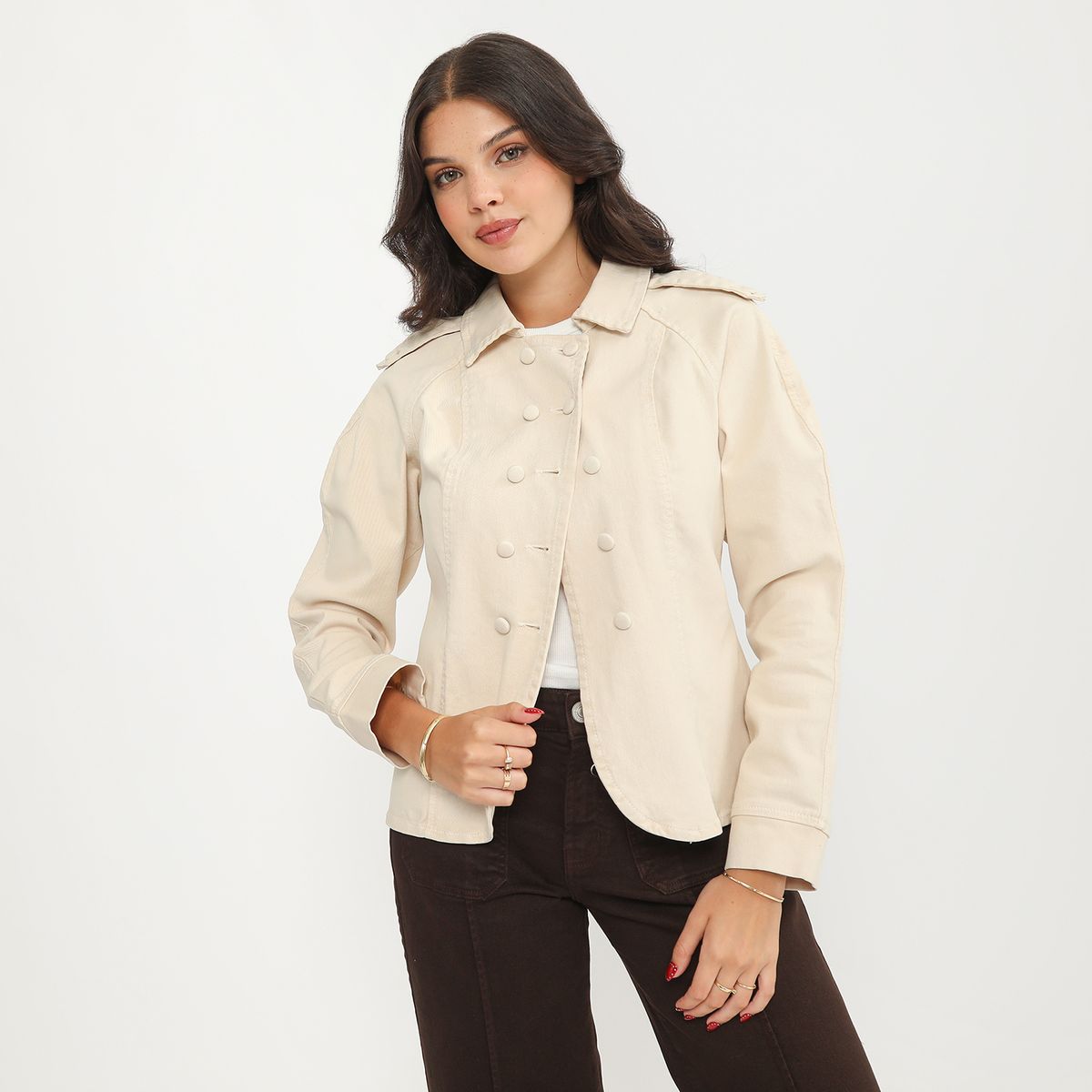 SYBILLA - Casaca Manga Larga Mujer Sybilla