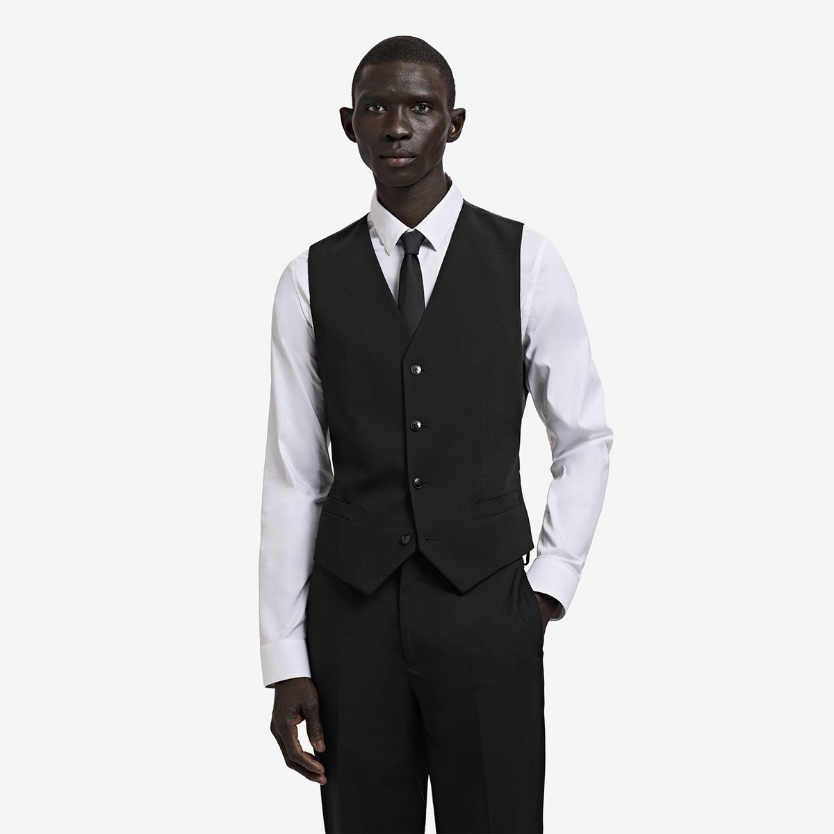 MANGO - Chaleco Traje Super Slim fit Hombre Mango