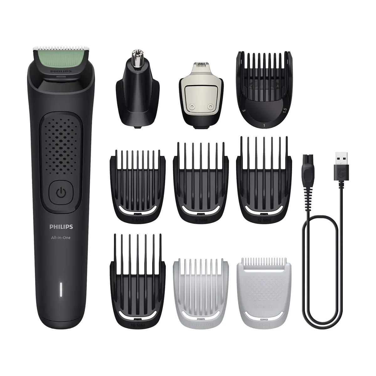 PHILIPS - Multigroom Serie 3000, 10 accesorios lavables MG3931_15