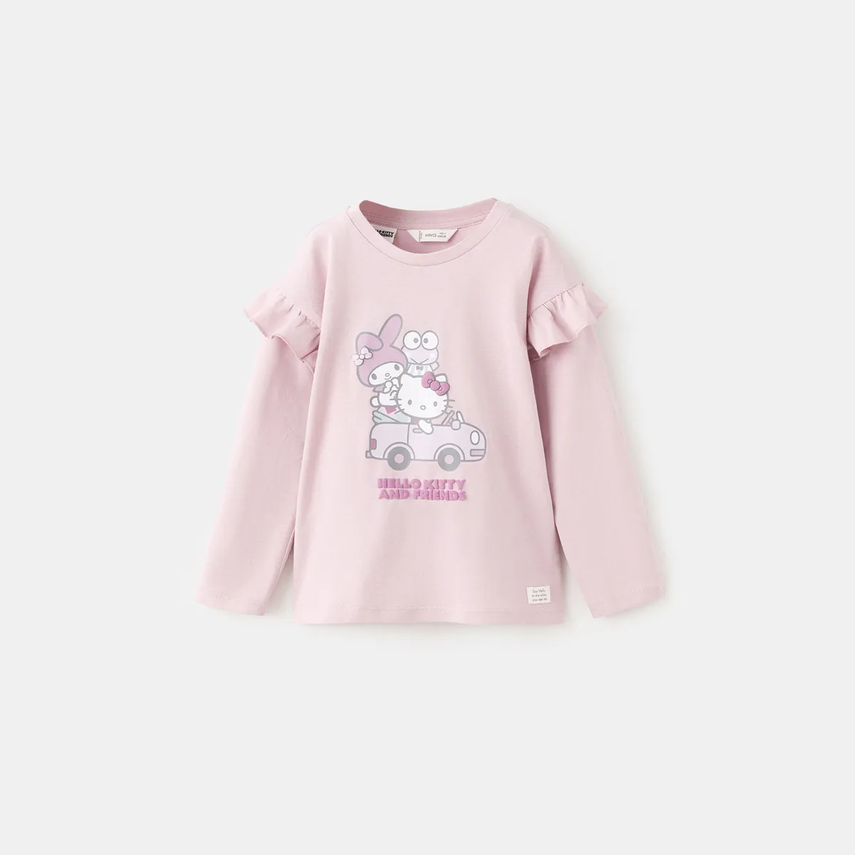 MANGO KIDS - Polo Bebé Niña Manga Larga Algodón Hello Kitty Mango Kids