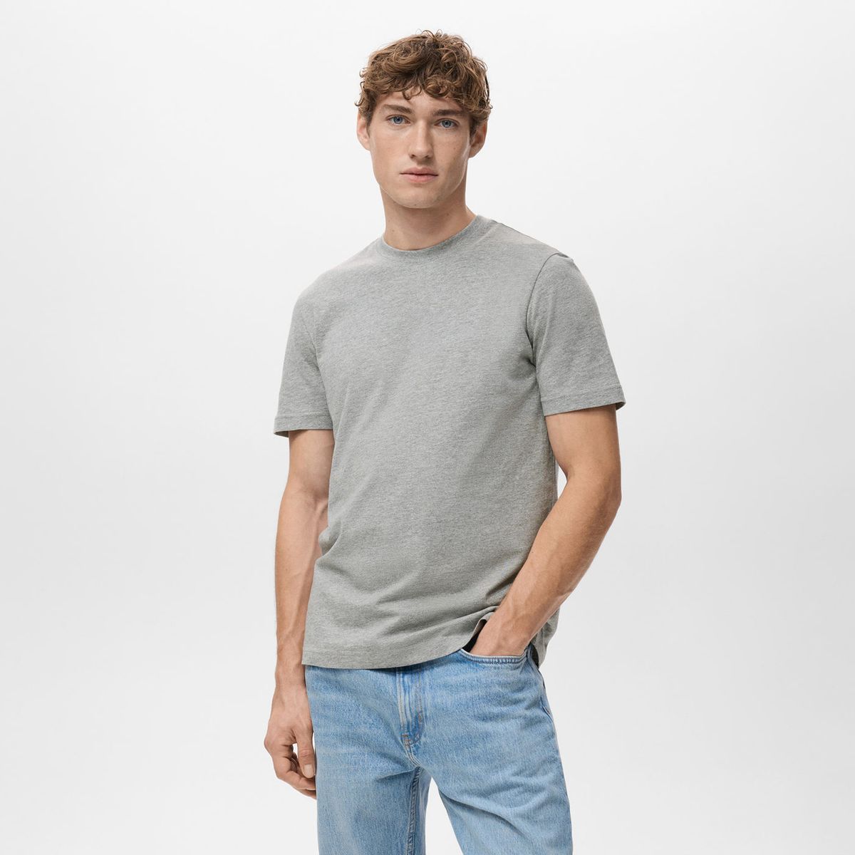 MANGO - Polo Cherlo 100% Algodón Manga Corta Hombre Mango